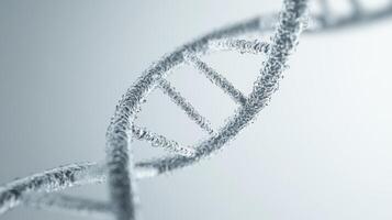 Close-up of dna helix structure in soft light photo