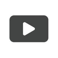 A player icon on a white background vector