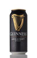 Gaziveren Cyprus -03.03.2025 Guinness Draught Beer Tin 440 ml Rich stout in a can showcasing the iconic Irish brew from Dublin's historic brewery photo