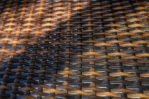 Intricate patterns of woven textures catch soft sunlight in an outdoor setting photo