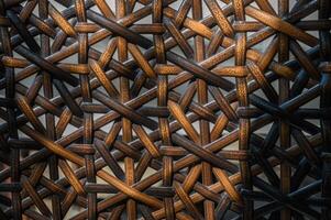 Intricate woven patterns showcase artisan craftsmanship in a warm-toned design photo