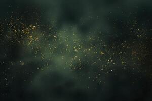 Green background with gold specks photo