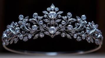 A tiara with diamonds on it photo