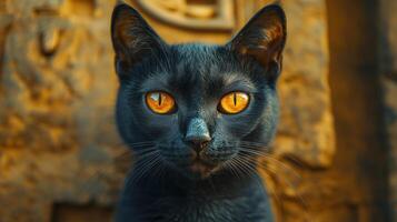 Bastet, the ancient Egyptian goddess photo