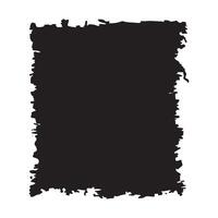 Abstract Black Ink Stain Rough Rustic Square Paper Poster Background with Copy Space vector