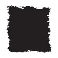 Abstract Black Ink Stain Square Paper Background with Copy Space vector