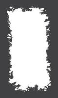 Abstract Black Ink Stain Watercolor Rough Rustic Vertical Frame Banner Background with Copy Space vector
