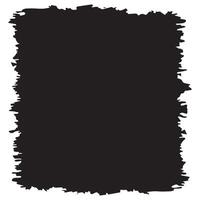 Abstract Black Ink Stain Rough Rustic Square Paper Background with Empty Space vector