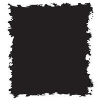 Abstract Black Ink Stain Rustic Square Paper Background with Copy Space vector