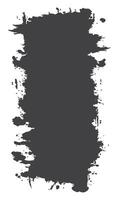 Abstract Black Ink Stain Rough Vertical Frame Backdrop with Copy Space vector