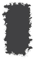 Abstract Black Ink Stain Watercolor Rough Rustic Vertical Frame Background with Copy Space for Banner vector