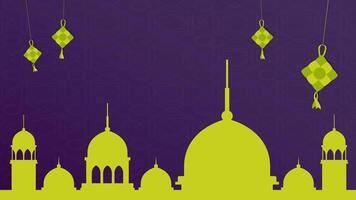 Modern Islamic Blank Animation with Smooth and Aesthetic Design, Blank Background with Subtle and Spiritual Animation video