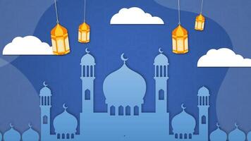 Elegant Islamic Blank Animation for Background and Design, Blank Animation with Smooth and Aesthetic Design video