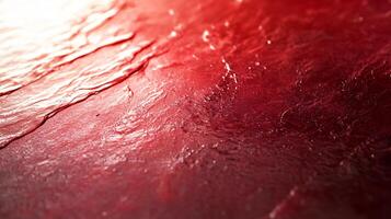 A red background with a splash of red paint photo