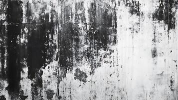 Monochrome wall with textured surface and distressed appearance creating a visually interesting and aged backdrop for creative applications photo