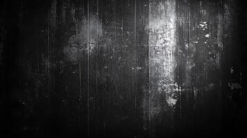 Distressed wooden surface with visible peeling paint and surface wear A dark surface with an array of scratches and scuffs photo