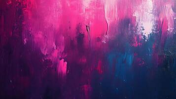 An abstract painting of pink purple and blue blending in smooth brush strokes creating a visually striking and modern backdrop photo