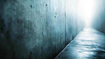 A wall with a concrete texture and a wet spot on it photo