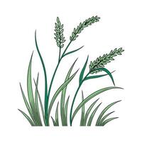 Stylish Monkey Grass Unique Design vector