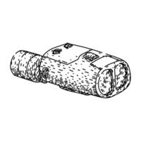focus binoculars sketch drawn item vector