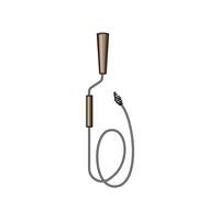tool drain snake cartoon item vector