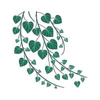 Elegant String of Hearts Display vector