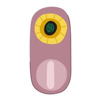authentication fingerprint door lock item item illustration vector