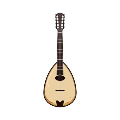bluegrass mandolin item illustration