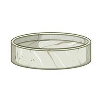 home marble coaster cartoon illustration vector