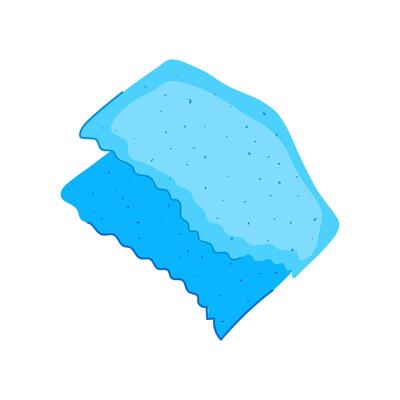eco microfiber towel cartoon illustration