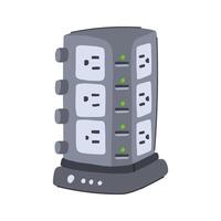 portable multi device charging station item vector