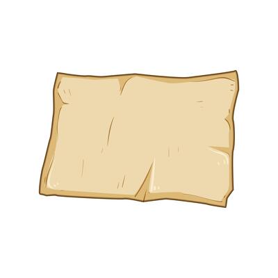 oven parchment paper item cartoon item