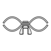 secure pipe clamp item illustration vector