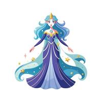 Elegant Ethereal Fantasy Model vector