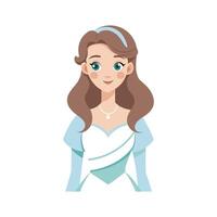 Trendy Feminine Soft Pastels Fashion Model vector