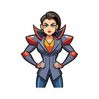 Trendy Fierce Runway Model vector