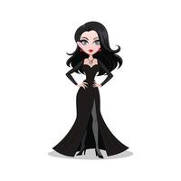 Bold Stylish Gothic Model Create Fashion Model Cart 3 vector