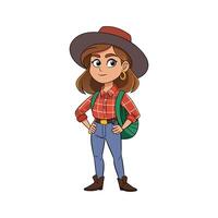 Elegant Trendy Plaid Shirt Fashion Model Create 2 vector