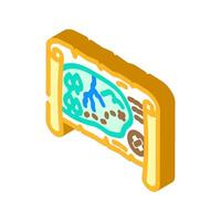 old world maps geographical discoveries isometric icon illustration vector