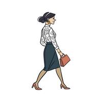 Elegant Lace Top Fashion Model Creation. vector