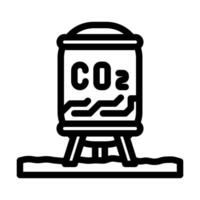 compression carbon line icon illustration vector