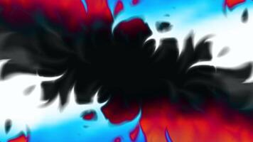 Abstract shaking fire flame animation. dark red shiny animation. video