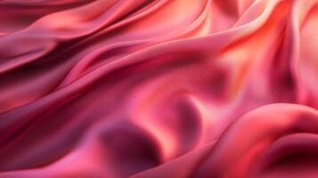 A close up of a red fabric with a pattern photo