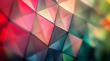 Artistic Abstract Prism of Light and Color photo