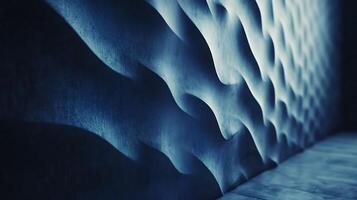 Wavy Textured Wall Evoking Contemporary Style photo
