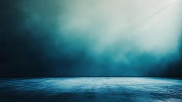 Tranquil Abstract Blue Gradient Background Image photo