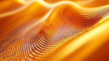 Fluid Abstract Patterns in Golden Shades with Depth photo