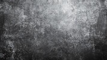 Grungy black and white surface with uneven texture scratch marks and gradient shade variations offering an abstract and industrial feel photo
