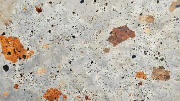 Detailed view of rough concrete surface with speckled rock aggregate in warm brown tones Architecture backgrounds and construction design photo