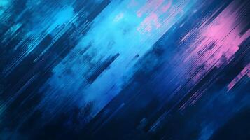 Striking diagonal patterns in a gradient of blues with a touch of pink create a modern dynamic and sophisticated abstract background photo